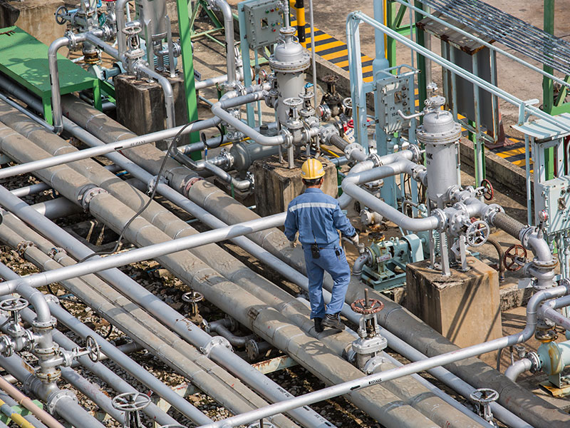 プラント工事のイメージ